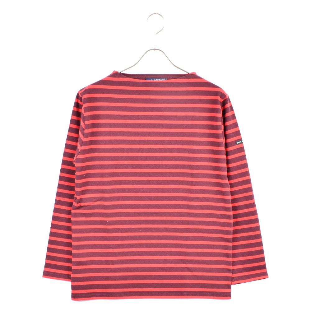 < SAINT JAMES / セントジェームス >OUESSANT BORDER GRENAT/TULIPE