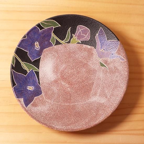 カップ＆ソーサー 桔梗 大貫博之 カップ：直径75（取っ手含む95）×高さ