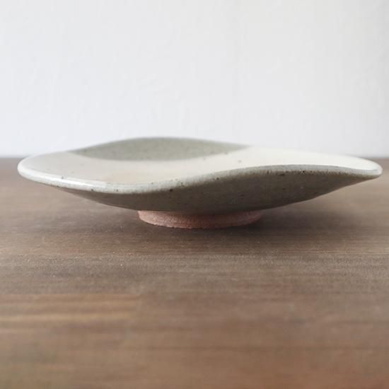 笹文 中皿 中里文子 あや窯 唐津焼 長辺160×短辺150×35mm