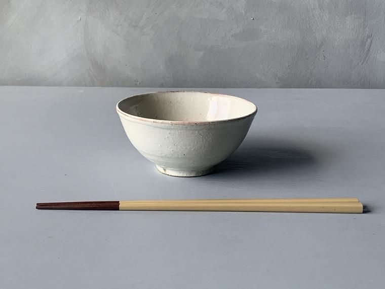 長谷川奈津　ご飯茶碗 粉引飯碗（大）/長谷川奈津 - 櫻茶屋オンラインショップ