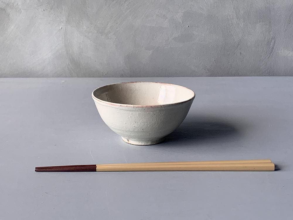 粉引飯碗（大）/長谷川奈津 - 櫻茶屋オンラインショップ