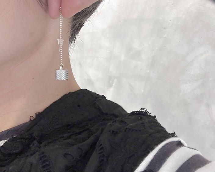 tatsuonagahata 片耳ピアス tatsuo nagahata タツオナガハタ ピンクトルマリンピアス tatsuo