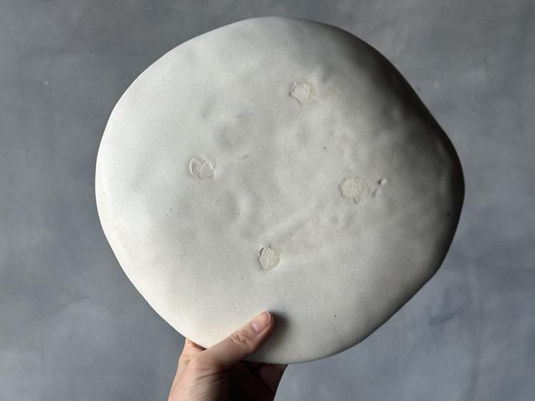 岩田圭介 さん 楕円皿 白 岩田圭介（器） - 櫻茶屋オンラインショップ