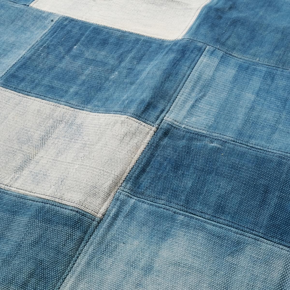 【送料無料】 DENIM PATCHWORK RUG ( デニムパッチワーク ラグ ) 140×200cm