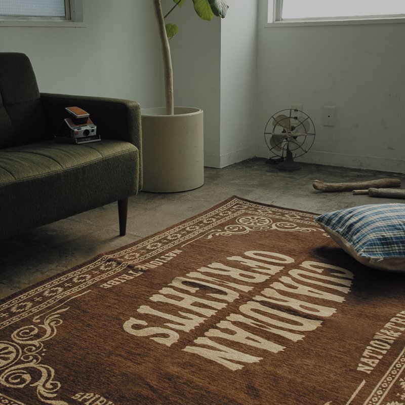 【送料無料】 NATIVE RUG -I,BROWN- ( ネイティブ ラグ ) 120×180cm