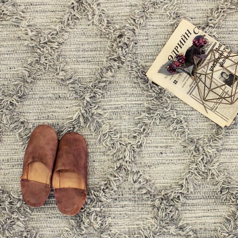 送料無料】 WOOL CROSS RUG -GREY- ( ウールクロス ラグ ) 140×200cm 送料無料】 WOOL CROSS RUG -GREY- ( ウールクロス ラグ ) 140×200cm