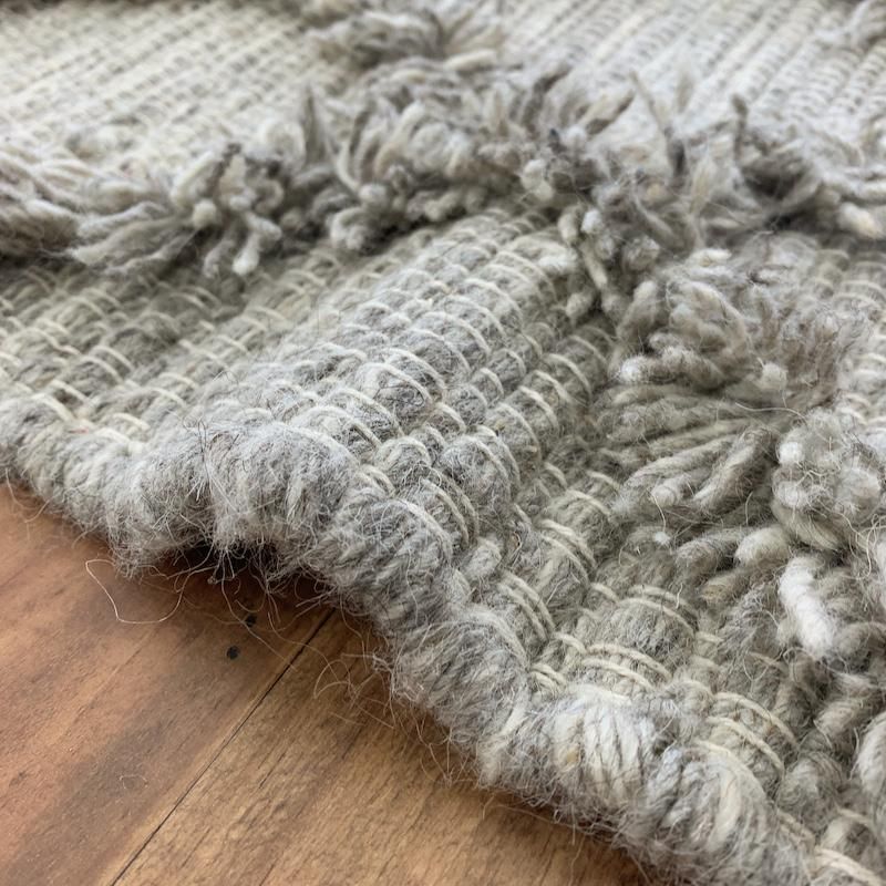 送料無料】 WOOL CROSS RUG -GREY- ( ウールクロス ラグ ) 140×200cm 送料無料】 WOOL CROSS RUG -GREY- ( ウールクロス ラグ ) 140×200cm