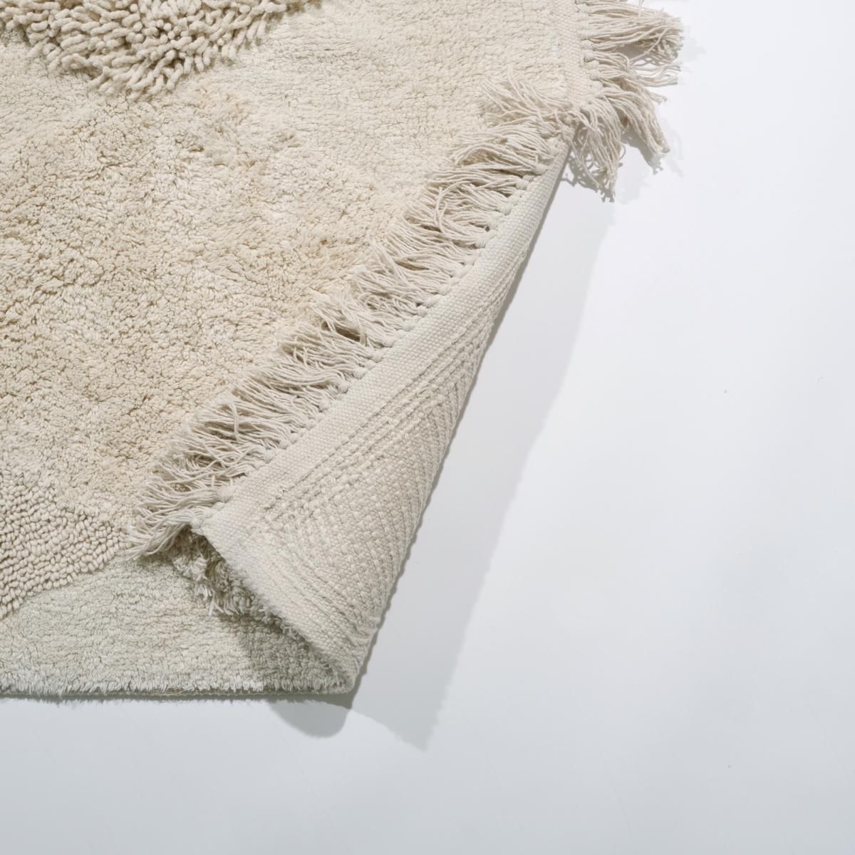 アイボリーDUBRAM(ダブラム)ラグ140x200cm