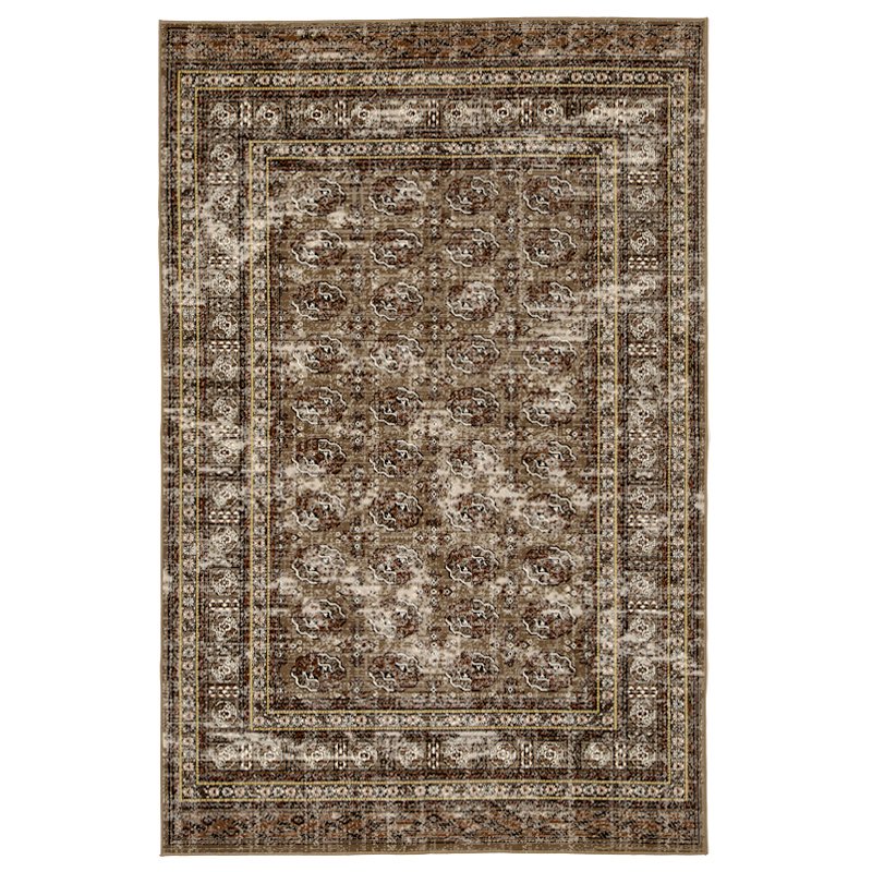 OG LABEL RUG REGULAR BROWN ブラックアイパッチ ラグ カーペット - 家具