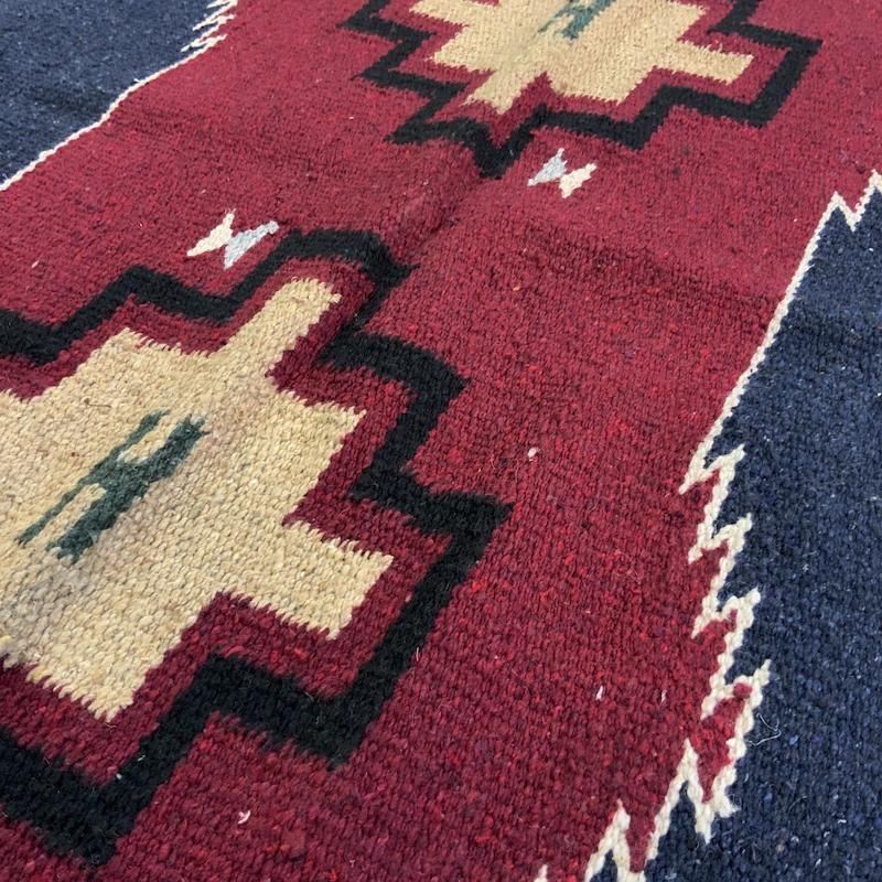 vintage ラグ カーペット、USA製、ユダヤ教、ハヌカー、宗教 516 VINTAGE - vintageラグ カーペット USA製 ジーザス キリスト教