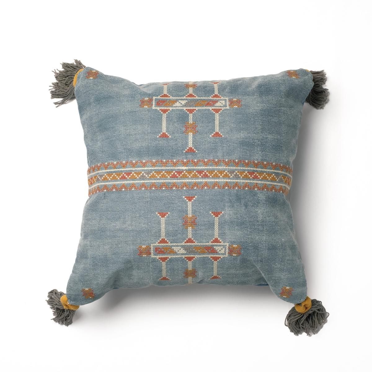 CACTUS CUSHION COVER BLUE (カクタス クッションカバー) 45×45cm CACTUS CUSHION COVER BLUE (カクタス クッションカバー) 45×45cm