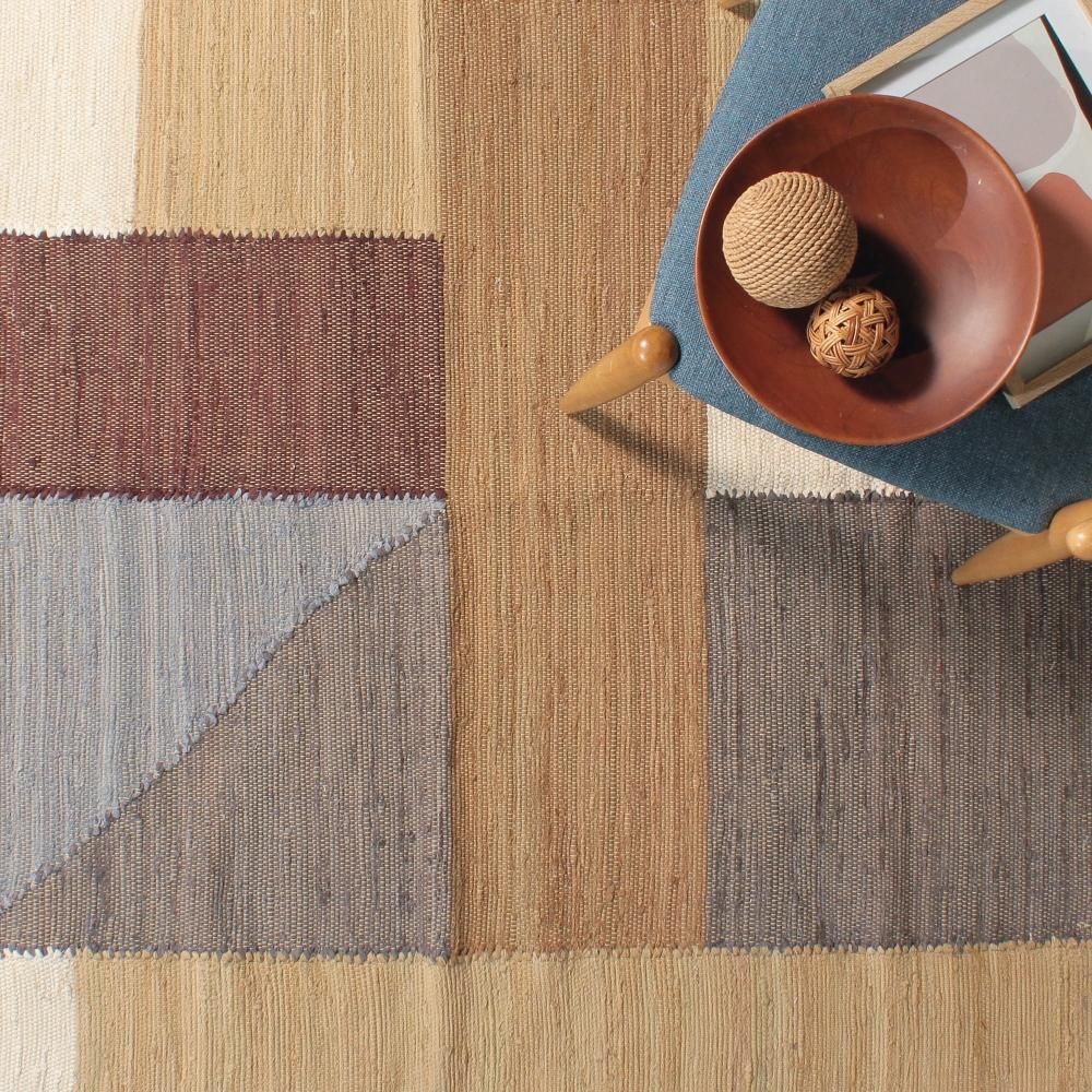 RugRu EMMA RUG 140×200cm ラグ ラグマット オレンジ 送料無料】 EMMA RUG (エマ ラグ) 140×200cm
