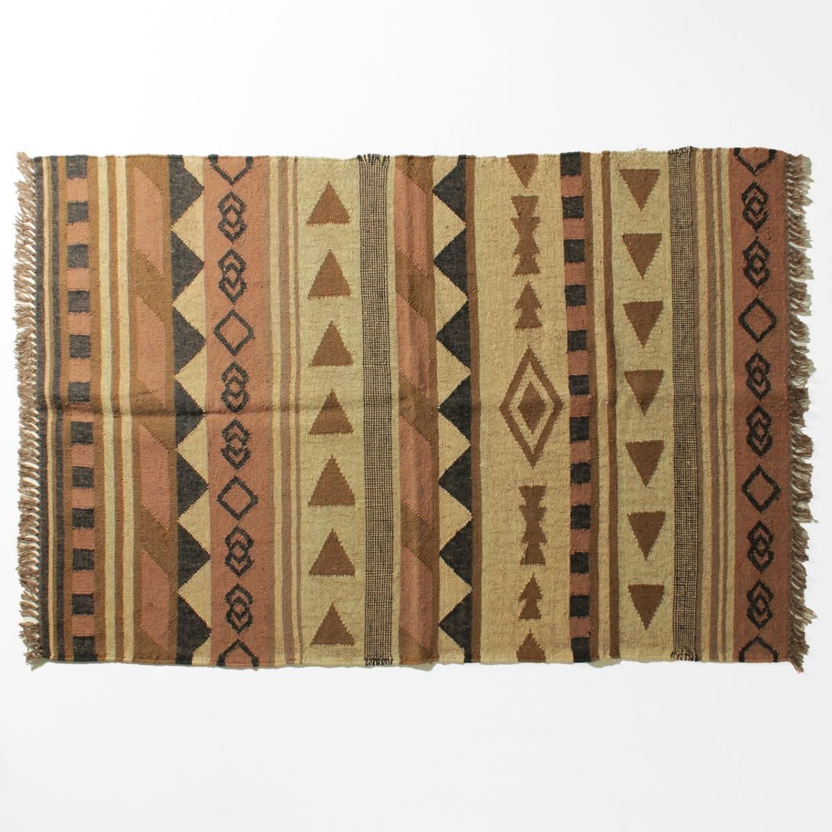 サンプル品】【送料無料】 RUSTY STRIPE JUTE RUG 139×202 cm