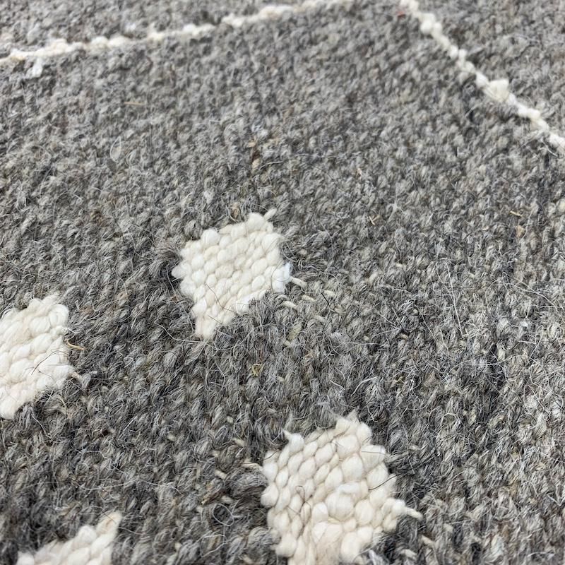 サンプル品】【送料無料】 WOOL MRC RUG GY ( ウールモロッカン ラグ