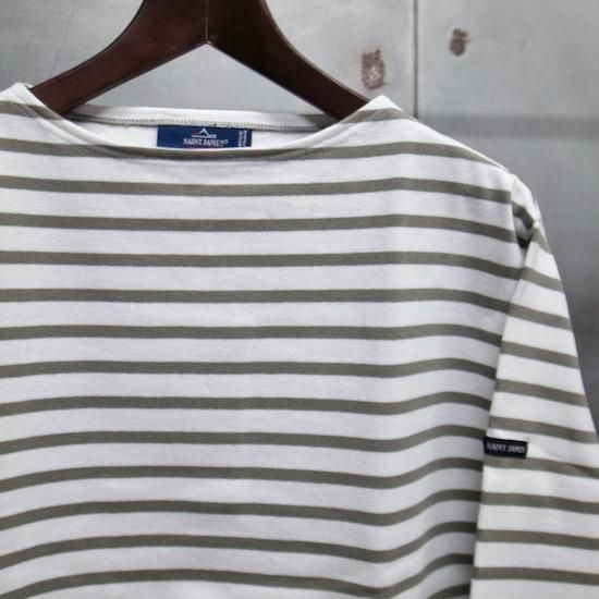 Saint James Ouessant Neige Olive ホワイト オリーブ 21春の新色 All Day Day Light