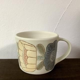 ミヤマリカ - うつわ青文字