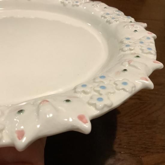 Sugar poppo 猫ねこリム皿8寸プレート大皿