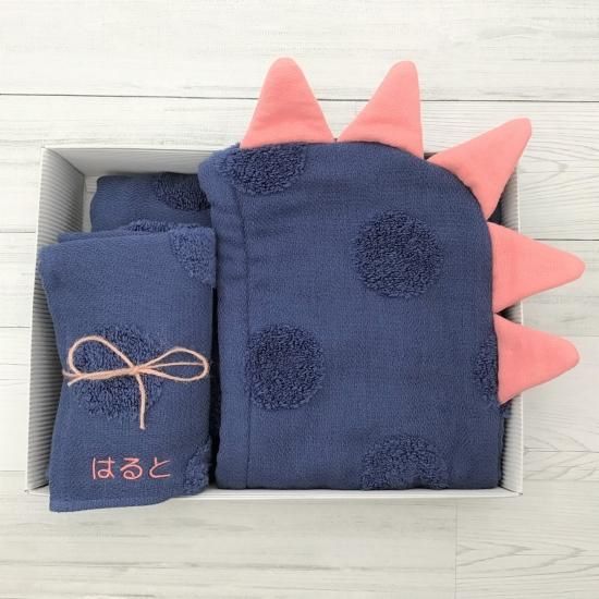 ネイビー バスタオル Hの刺繍付き ネイビー バスタオル Hの刺繍付き タオル