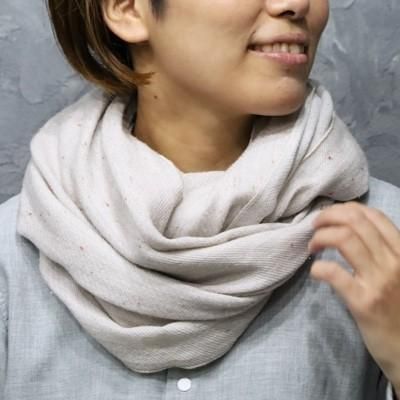 TSUTSU ウールスヌード | 首元を温めてくれるタオル織りのスヌード