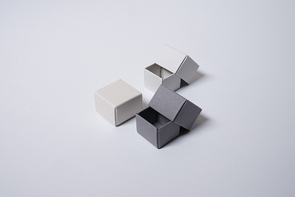 papier パピエ　4点セット新品 ミニ四角BOX - 紙と箱の専門店パピエボ