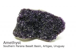 アメジスト　結晶　ウルグアイ産｜Southern Parana Basalt Basin, Artigas, Uruguay｜Amethyst｜紫水晶｜