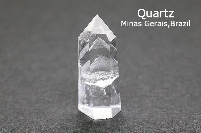 水晶 ポイント ブラジル産 ファントムポイント Minas Gerais Brazil ホワイトファントム M Stone