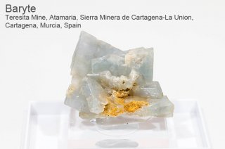 バライト　結晶　スペイン産｜Teresita Mine, de Cartagena-La  Union, Cartagena, Murcia, Spain｜Baryte｜重晶石｜