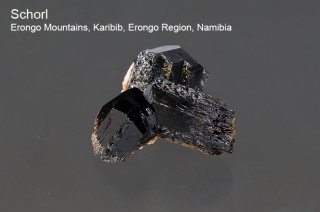 ショール　結晶石　ナミビア産｜Erongo Mountains, Namibia｜Schorl｜鉄電気石｜