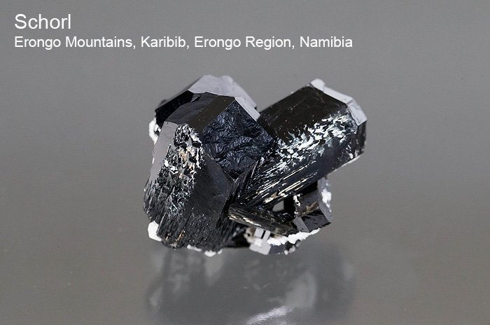 ショール 結晶石 ナミビア産 Erongo Mountains Karibib Erongo Region Namibia Schorl 鉄電気石