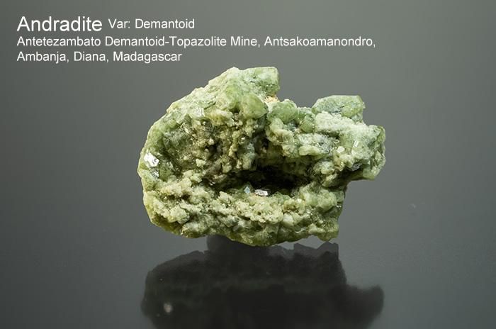 アンドラライト 結晶石 マダガスカル産｜Var: Demantoid
