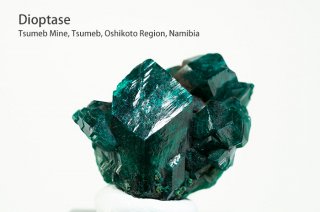 ダイオプテーズ　結晶石　ナミビア産｜Tsumeb Mine, Tsumeb, Oshikoto Region, Namibia｜Dioptase｜翠銅鉱｜