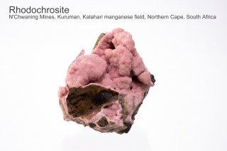 ロードクロサイト　結晶　南アフリカ産｜Rhodochrosite｜N'Chwaning Mines, Northern Cape, South Africa｜菱マンガン鉱｜