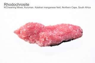 ロードクロサイト　結晶　南アフリカ産｜Rhodochrosite｜N'Chwaning Mines, Northern Cape, South Africa｜菱マンガン鉱｜