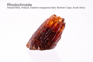 ロードクロサイト　結晶　南アフリカ産｜Rhodochrosite｜Hotazel Mine, Hotazel, Northern Cape, South Africa｜菱マンガン鉱｜