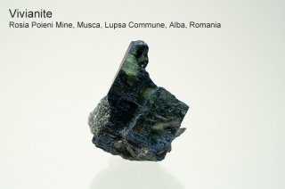 ビビアナイト　結晶石　ルーマニア産｜藍鉄鉱｜Rosia Poieni Mine, Musca, Lupsa Commune, Alba, Romania｜Vivianite｜