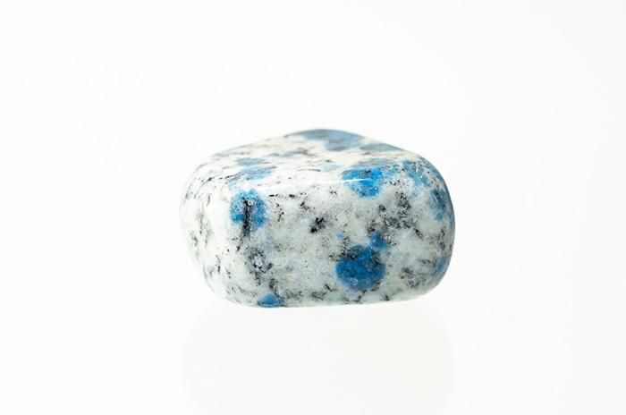 お守り石 アズライト イン グラナイト お守り石 K2 Mountain Pakistan Azurite In Granite