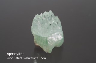 グリーンアポフィライト　結晶石　インド産｜Pune District, Maharashtra, India｜Apophyllite｜魚眼石｜