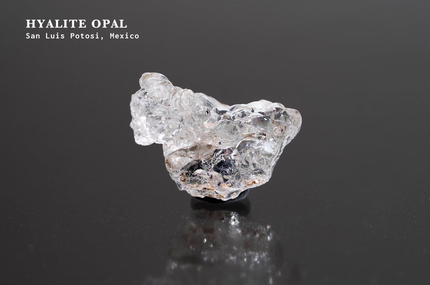 期間限定価格 ルチル ハイアライトオパール 原石 鉱物 標本