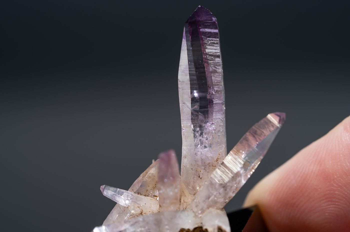 最高品質ベラクルスアメジスト原石（Amethyst) Las Vigas de Ramirez, Veracruz, Mexico 産 寸法  52.9X44.8X18.7mm/19.1g