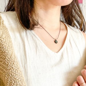 【えん-eN- Tac’s Handmade Jewelry】天然石グアテマラ産ヒスイのネックレス