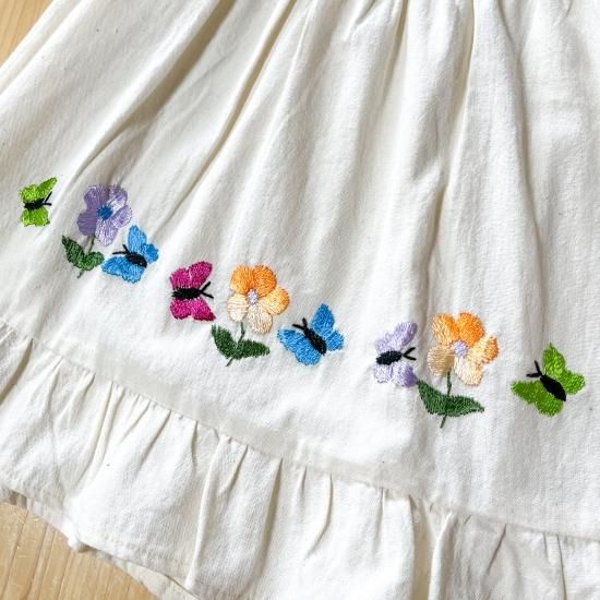 メキシコ刺繍】ベビー/キッズワンピース［サイズ 90-100