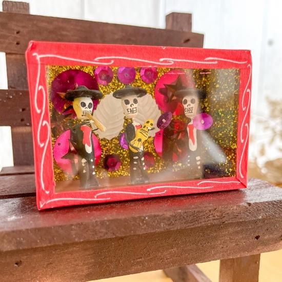 メキシコガイコツボックスオブジェ メキシコガイコツボックスオブジェ メキシコガイコツボックス