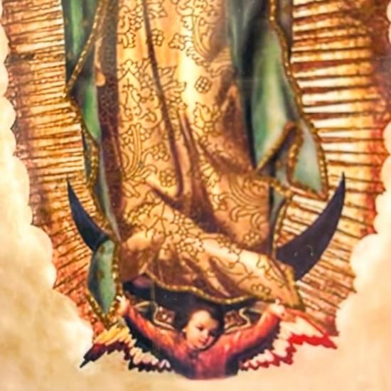 メキシコ製】グアダルーペの聖母「マリア像」絵画 壁飾り(全身) メキシコ製】グアダルーペの聖母「マリア像」絵画 壁飾り(全身)