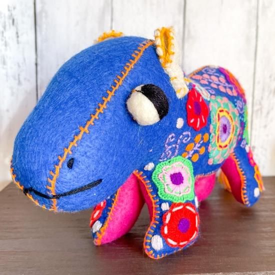 メキシコ刺繍】アニマリート かば？L