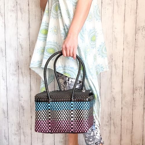 #G14-L2-Mサイズ　メキシコ　オアハカ　メルカドバッグ G62-L2-Mサイズ メキシコ オアハカ メルカドバッグ - メルカリ