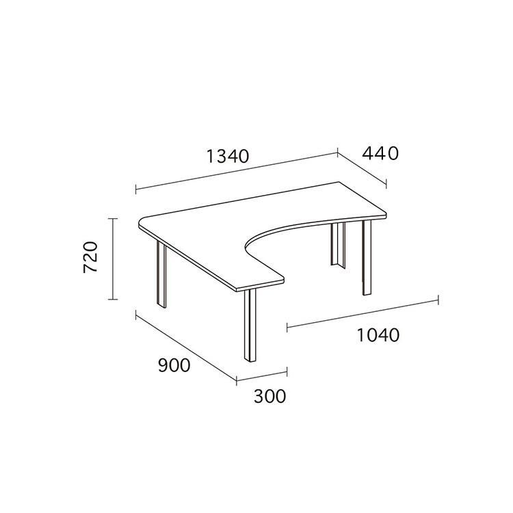 書斎用L字デスク｜書斎で使い勝手の良いL字型デスク - バルバーニ公式