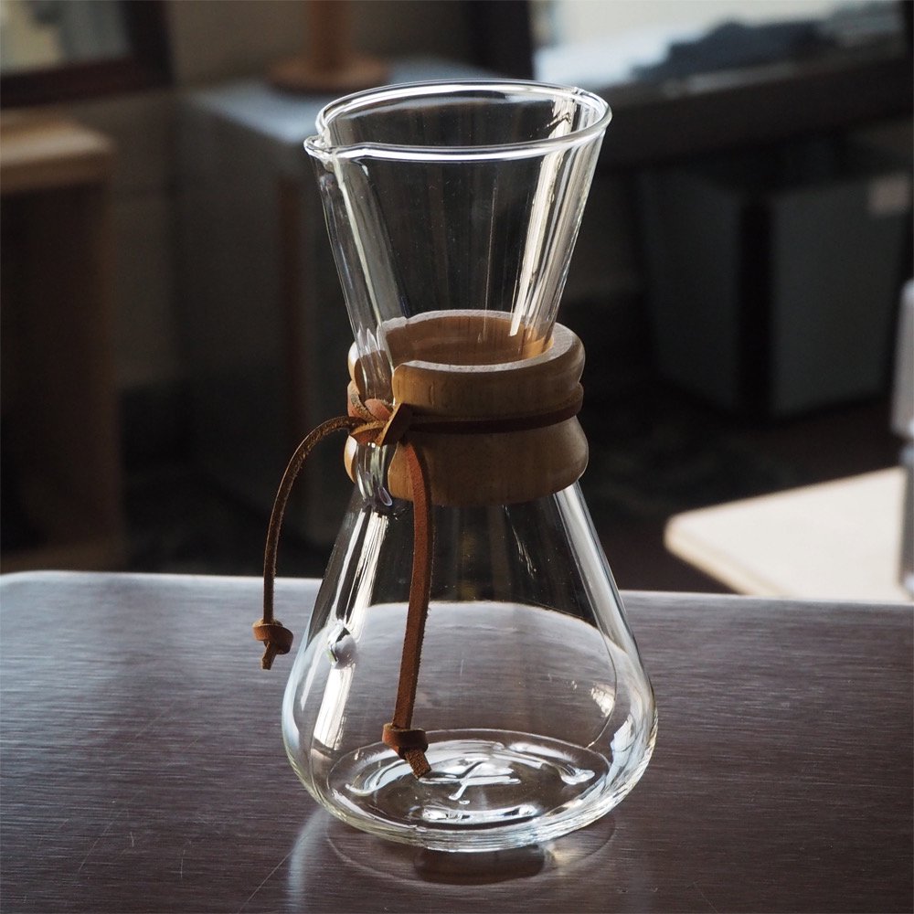 新品未使用CHEMEX 3カップ　別売ガラス蓋付き