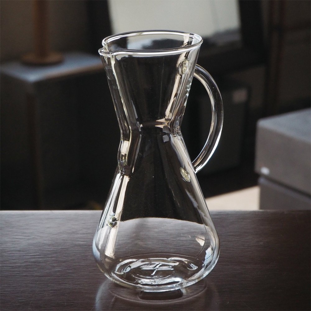 CHEMEX/ケメックス コーヒーメーカー ガラスハンドル(3カップ用 ...