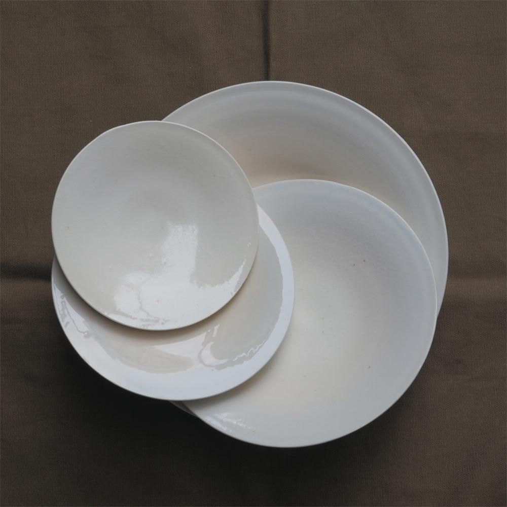 再入荷あり】中里花子 / ダブルリップ皿 L - Farmer's Table