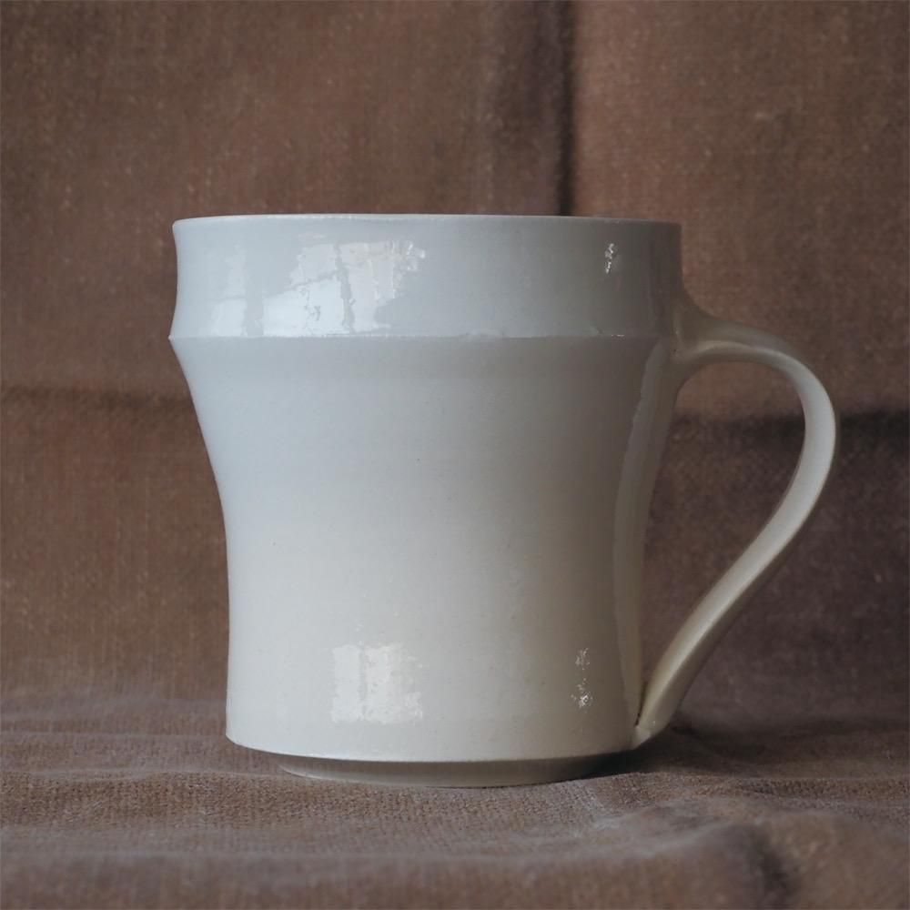 中里花子 コーヒーポット WHT&DB 器作家中里花子の陶器のコーヒードリッパー 作家もの器で